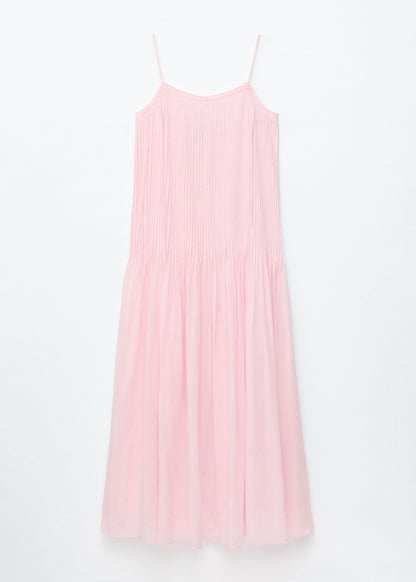 Pleated Bodice Maxi Dress