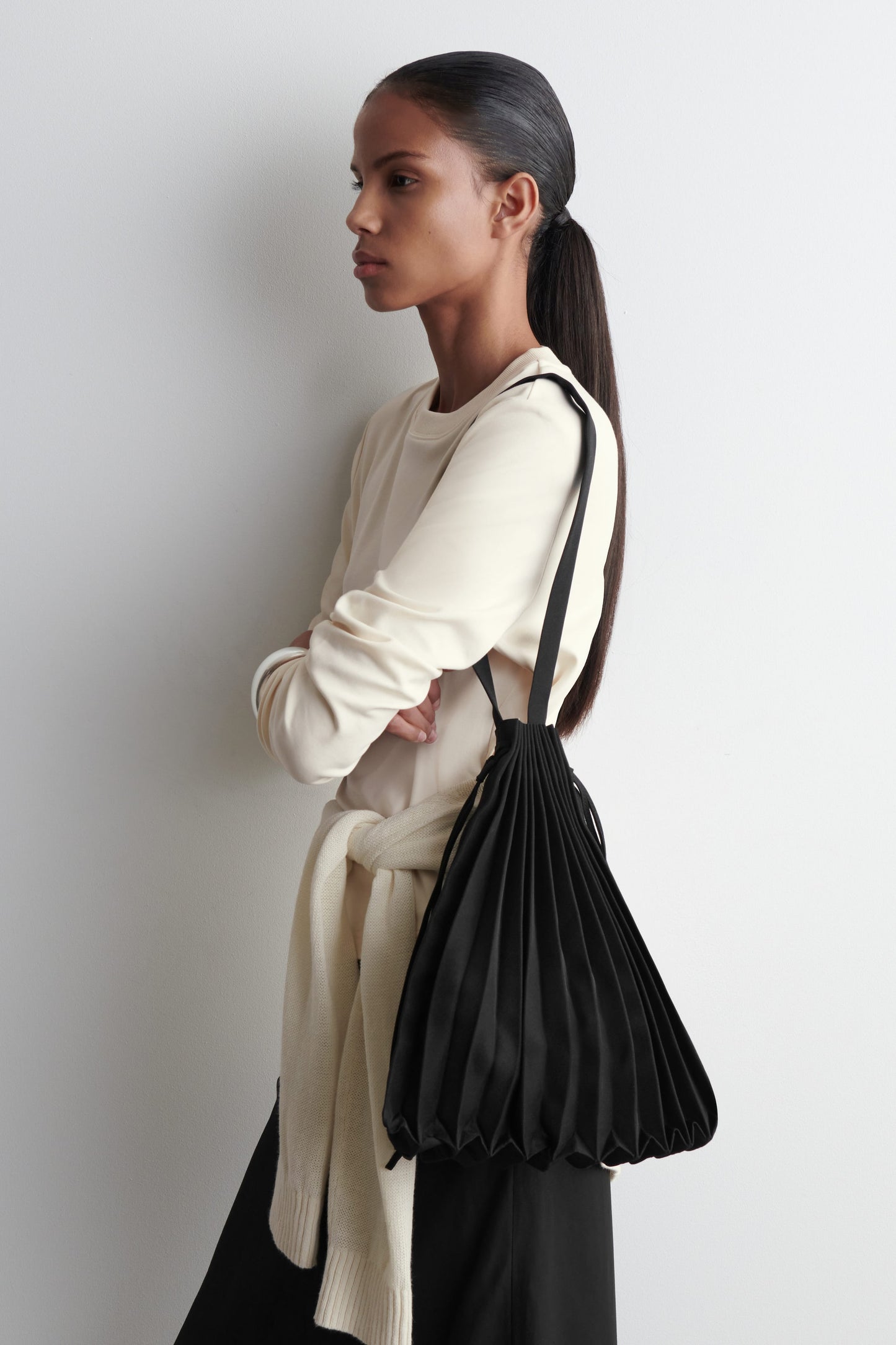 Accordion Canvas Tote Bag