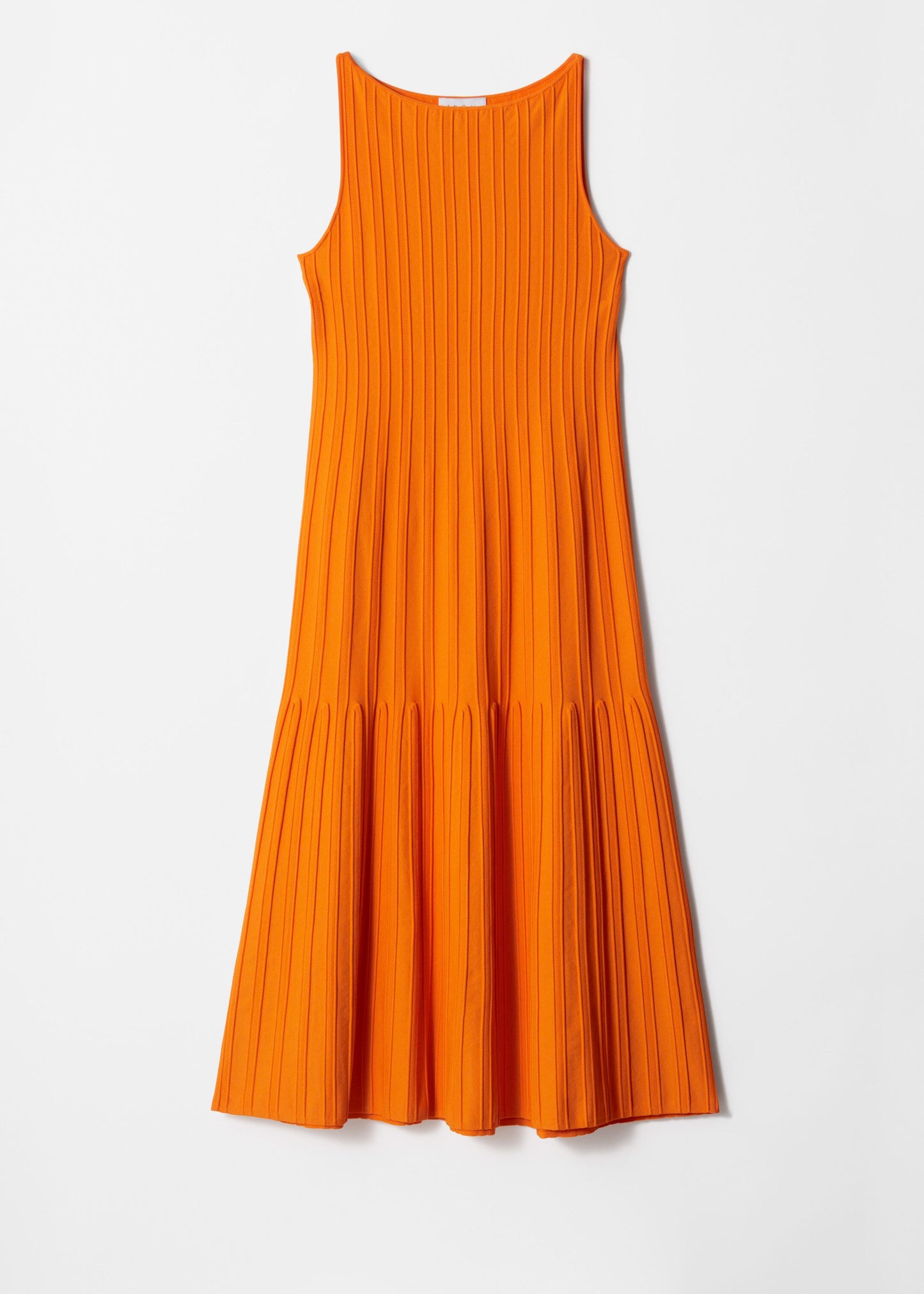Rib-Knit Midi Dress