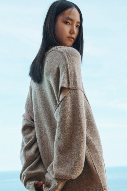 Wool-blend jumper
