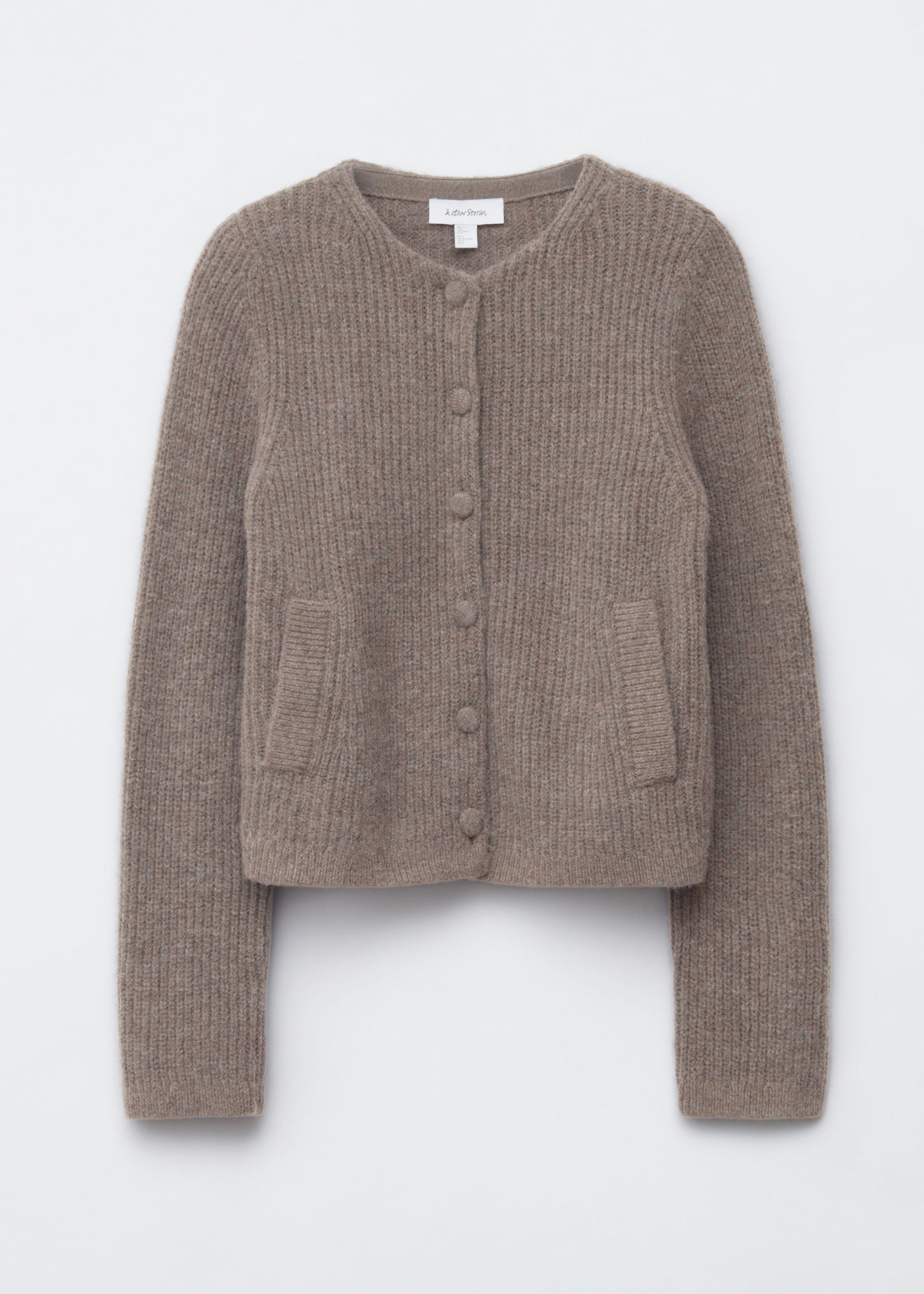 Rib-Knit Cardigan
