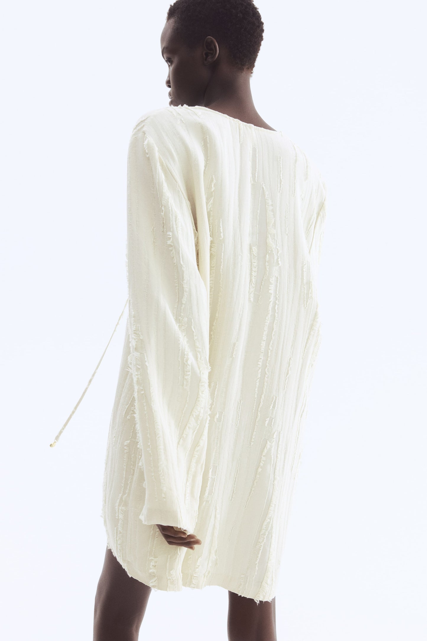 Jacquard-weave dress