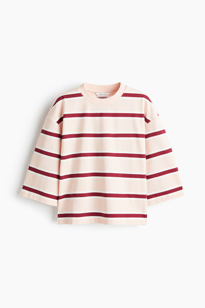 Loose-fit cotton top