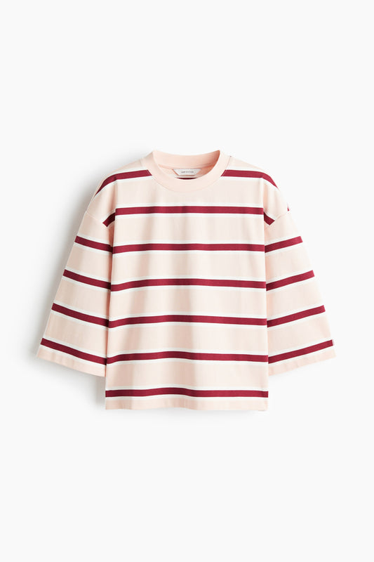 Loose-fit cotton top