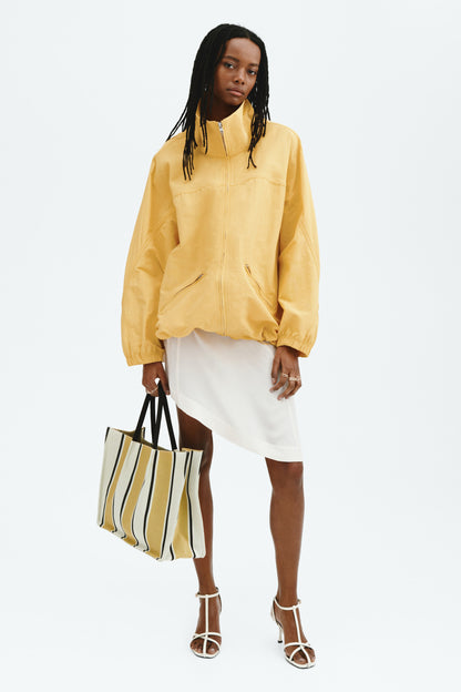 Oversized nylon jacket