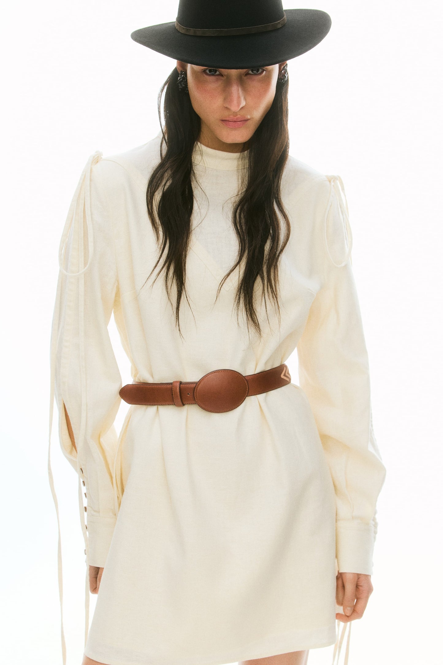 Leather belt