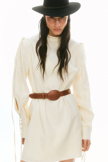 Leather belt