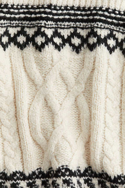 Jacquard-knit jumper