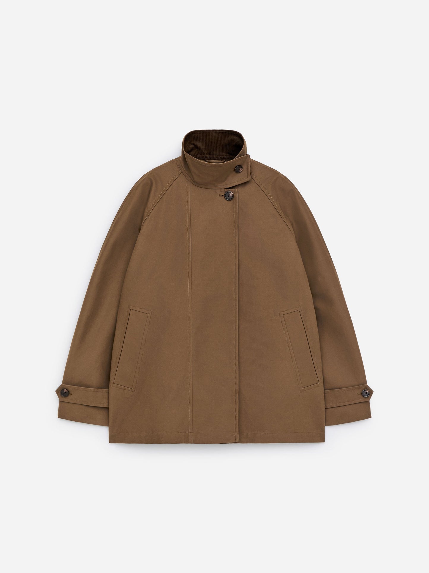 Corduroy-Collar Jacket
