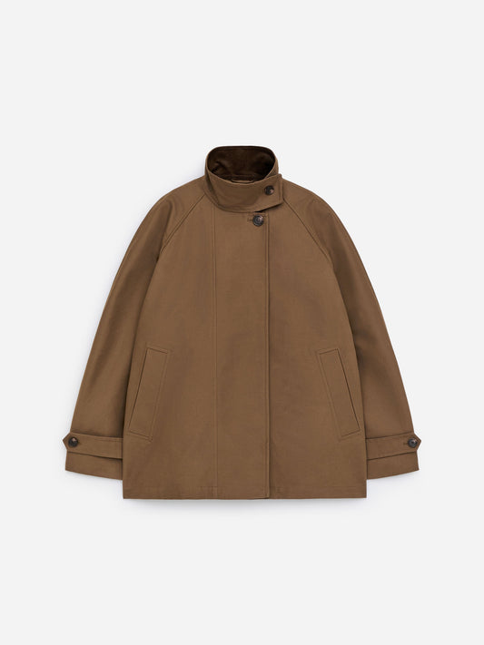 Corduroy-Collar Jacket
