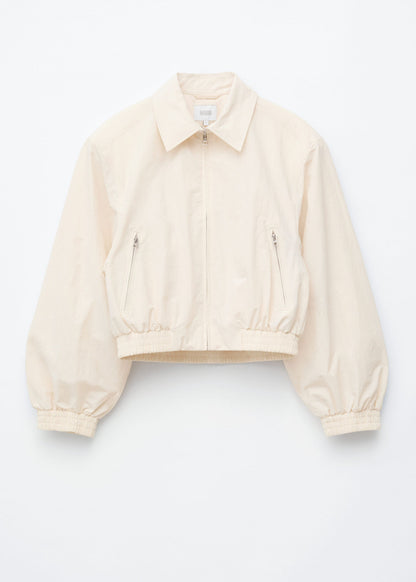 Zip-Front Short Jacket