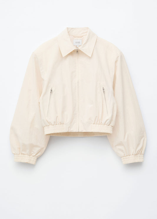 Zip-Front Short Jacket