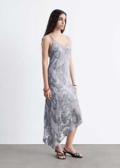 Floral Strap Midi Dress