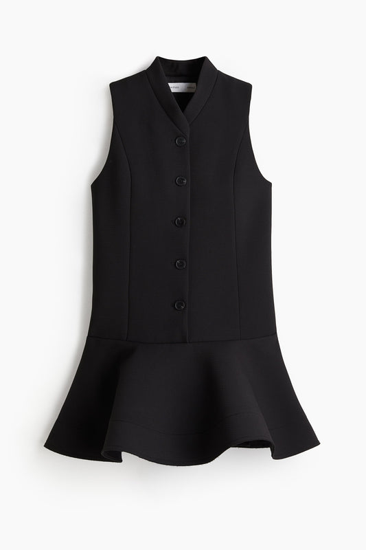 Circle-skirt shift dress