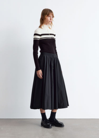 Zip-Top Mock Neck Jumper
