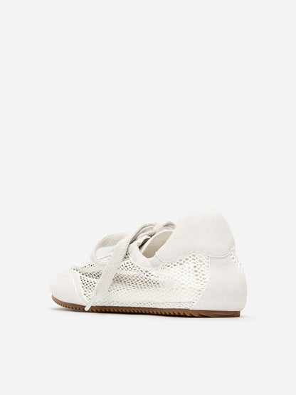 Mesh-Suede Trainers