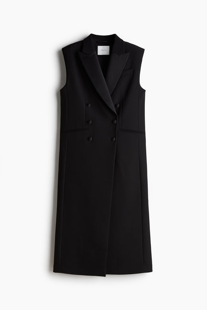 Sleeveless blazer dress