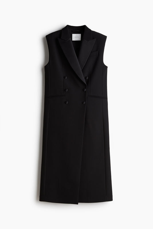 Sleeveless blazer dress