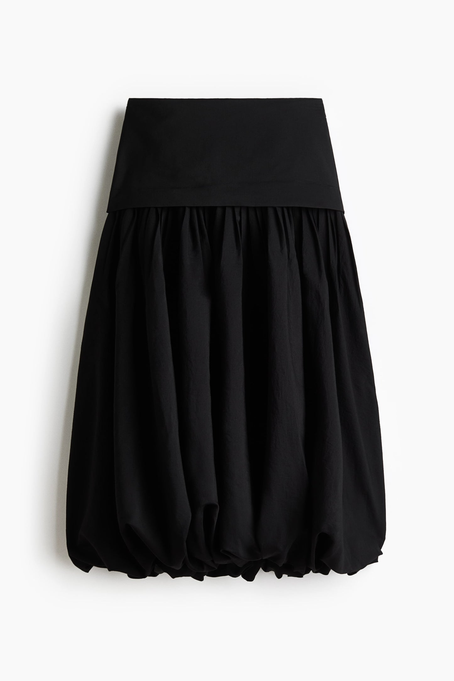 Midi balloon skirt