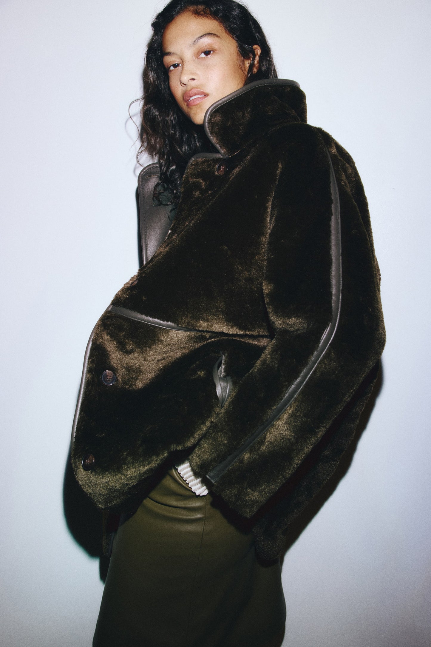 Fluffy coat