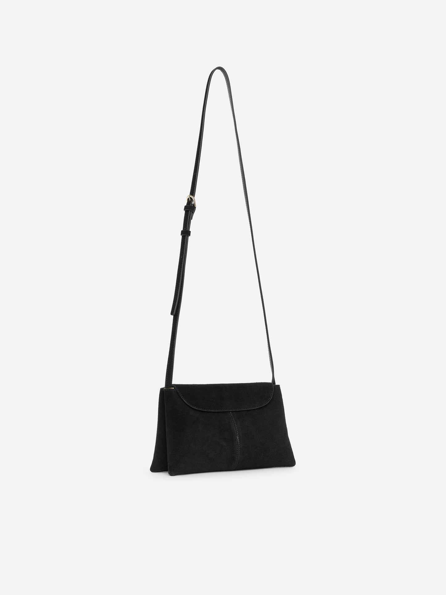 Suede Crossbody Bag