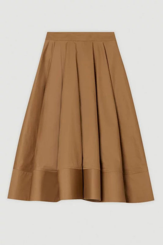 Cotton Tailored Full Skirt