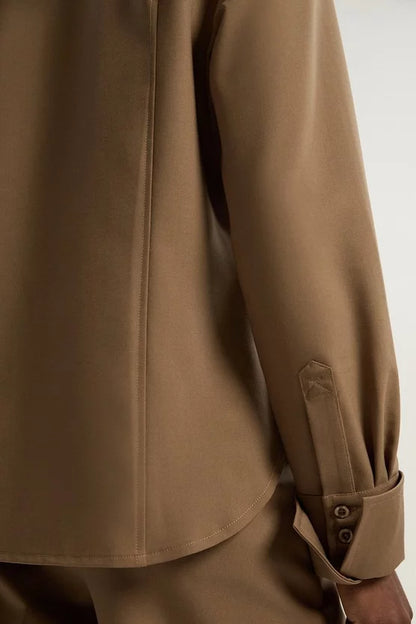 Viscose Blend Tailored Shirt