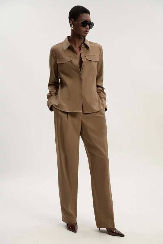 Viscose Blend Tailored Shirt
