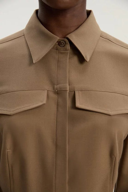 Viscose Blend Tailored Shirt