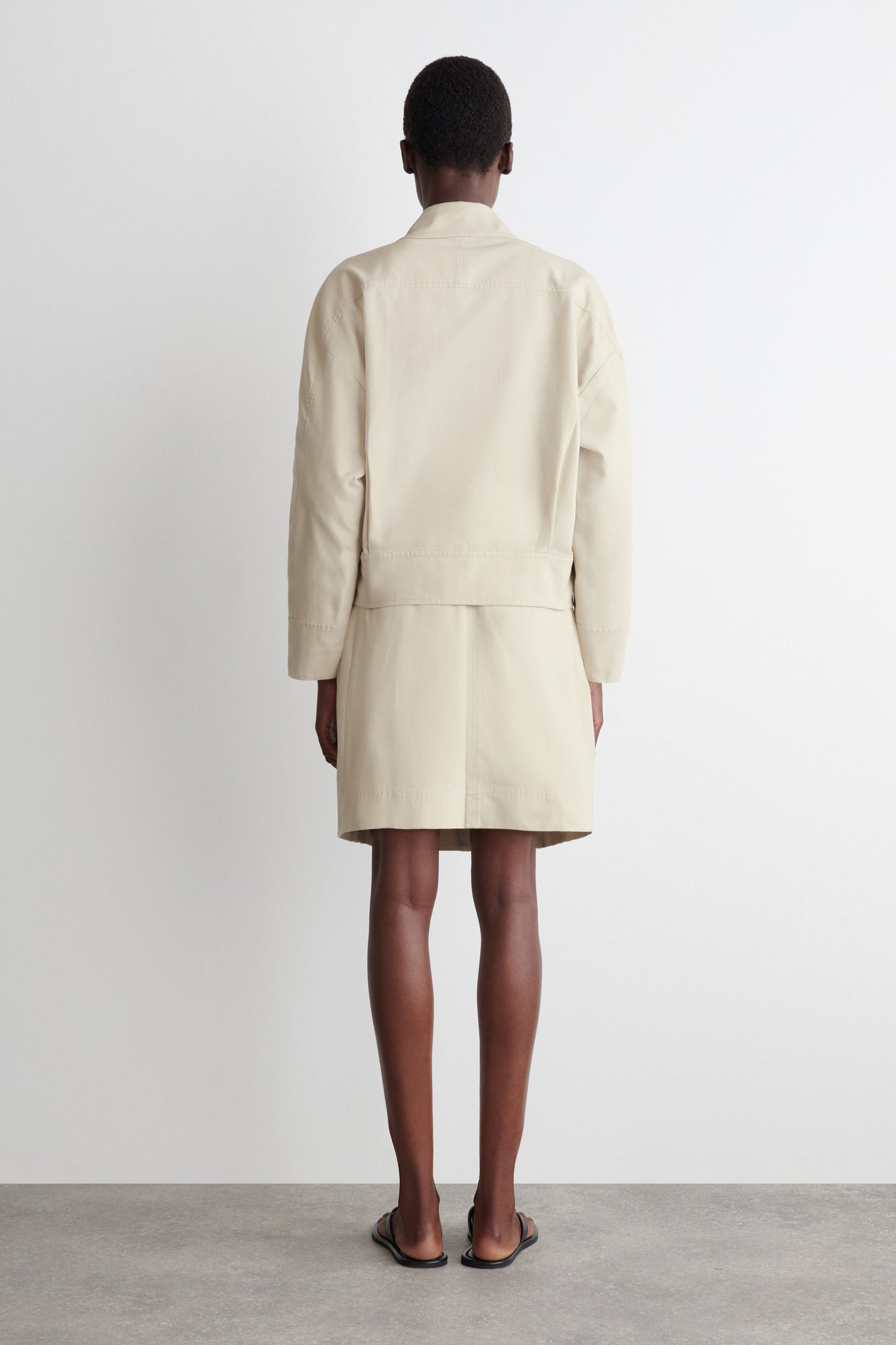 Rounded Cotton Jacket