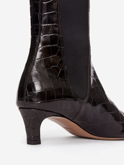 Square-Toe Ankle Boots