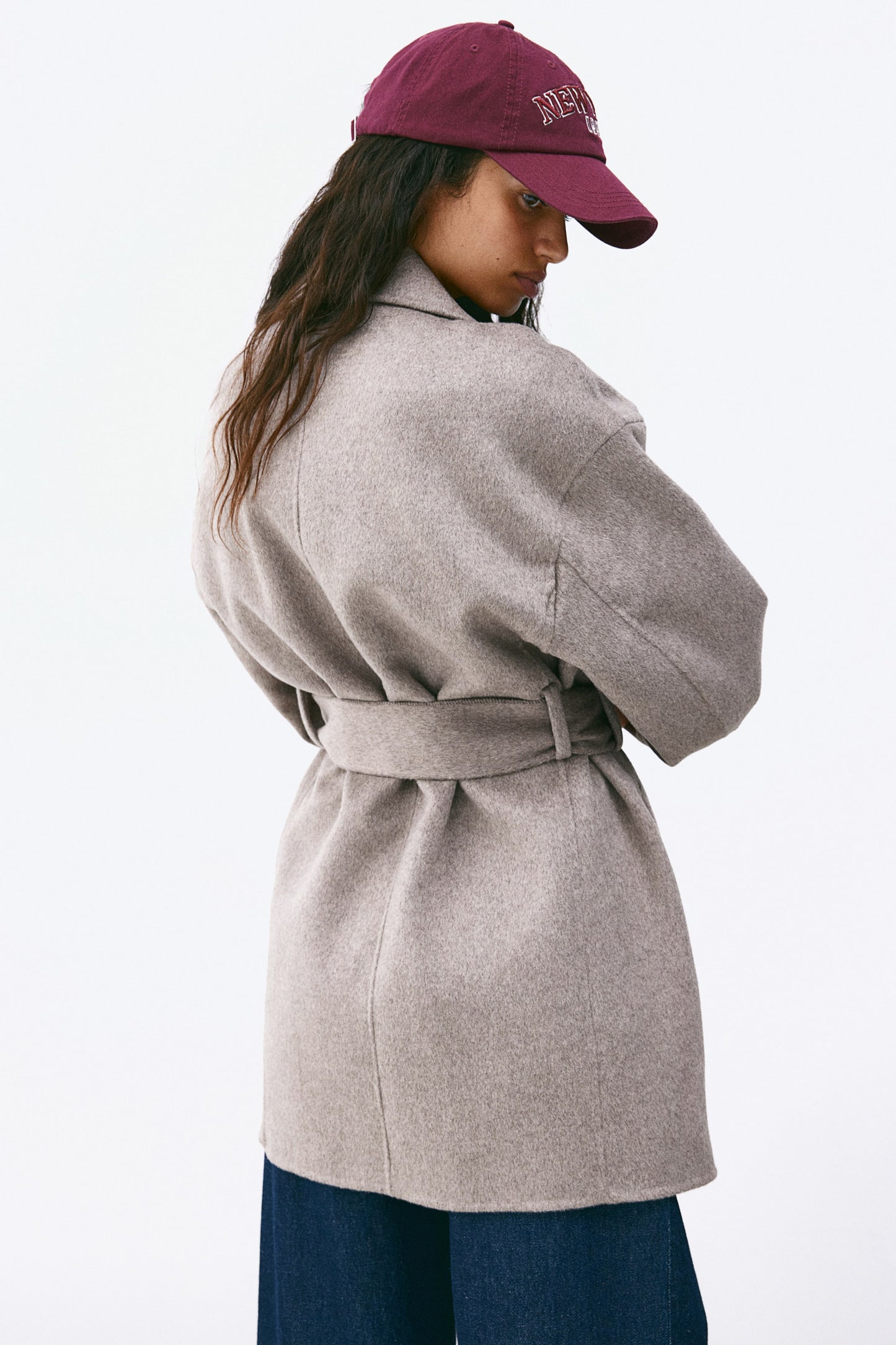 Wool-blend coat