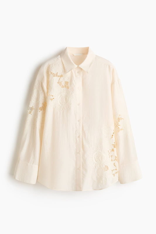 Broderie anglaise shirt