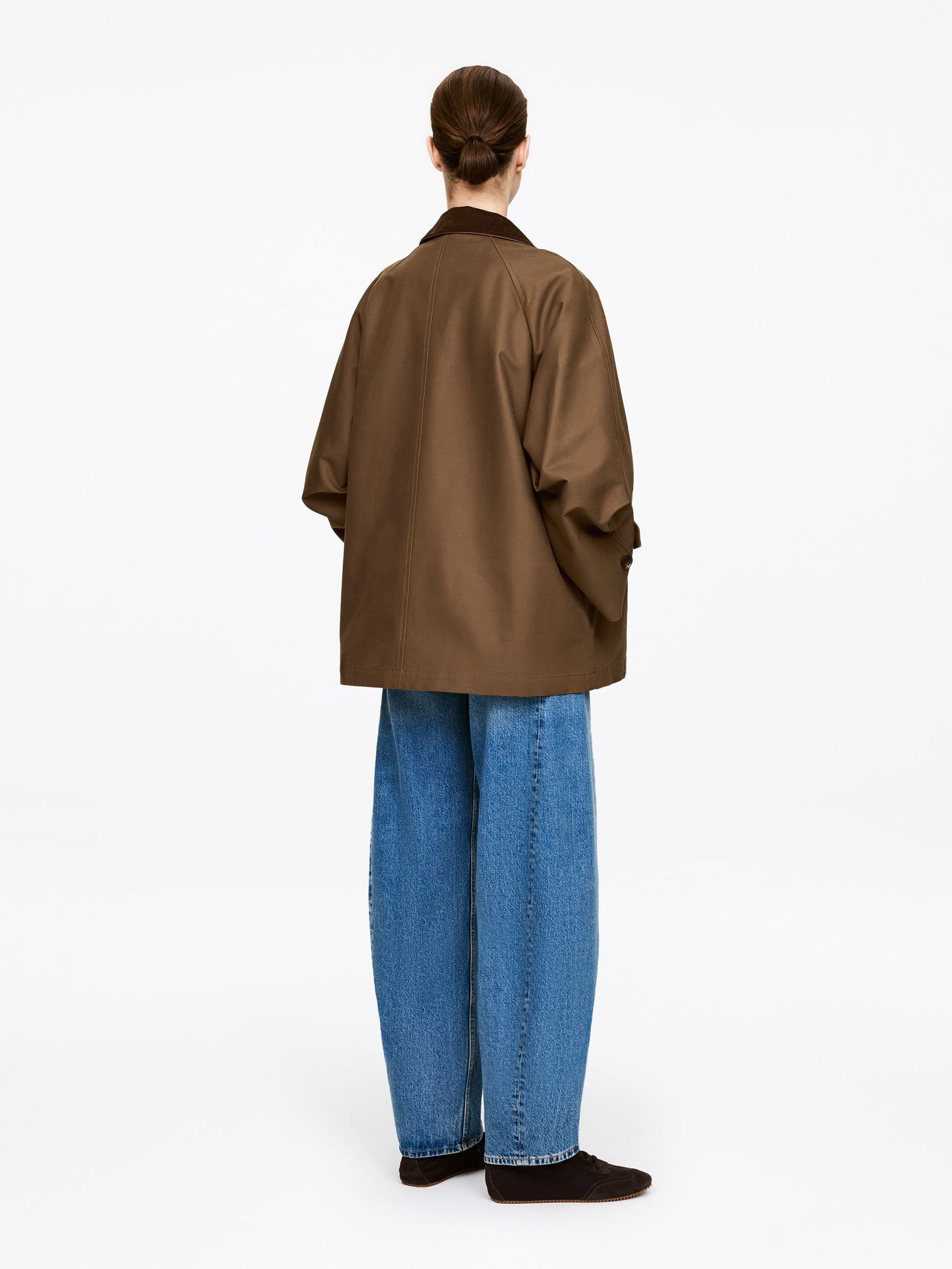 Corduroy-Collar Jacket