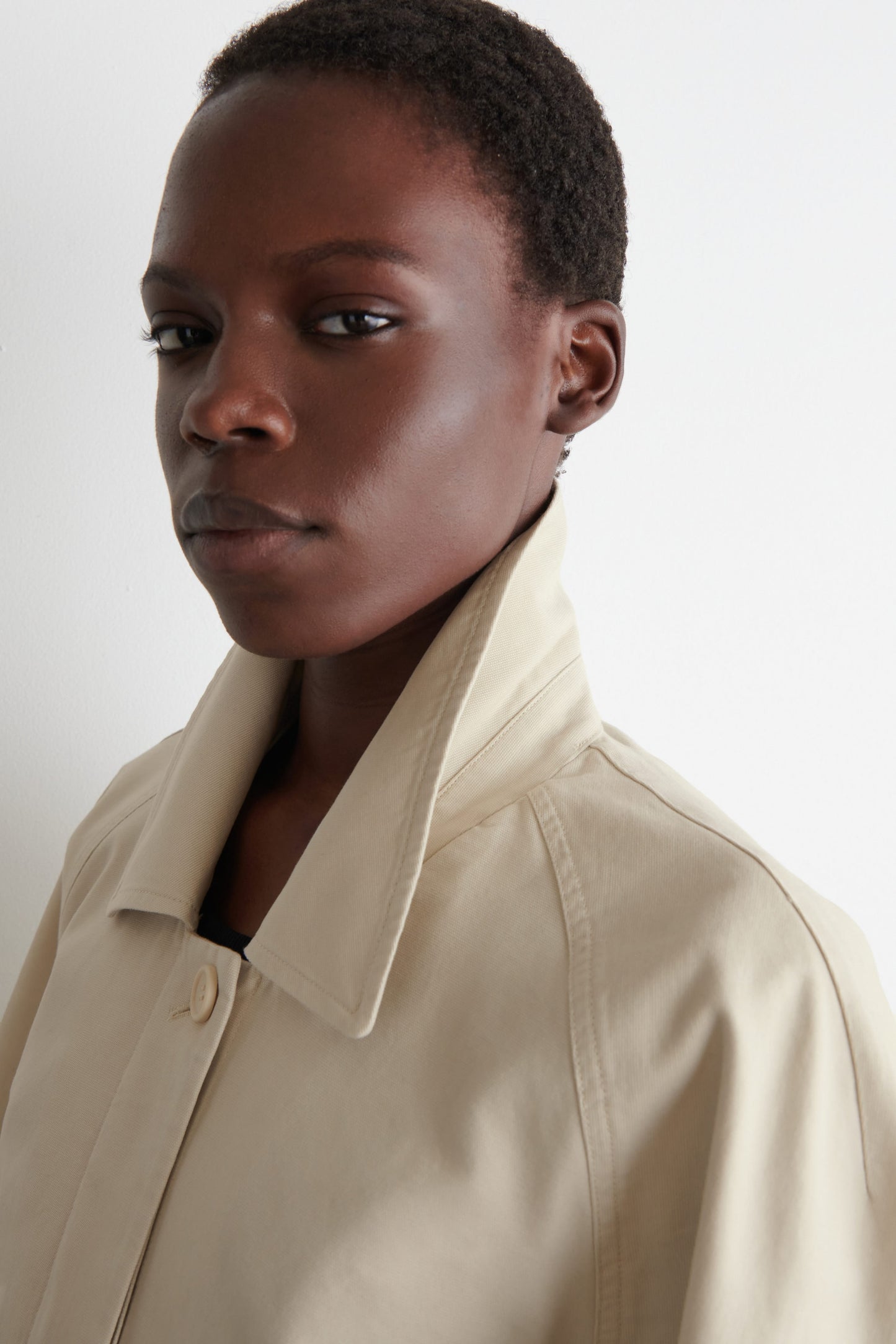 Rounded Cotton Jacket