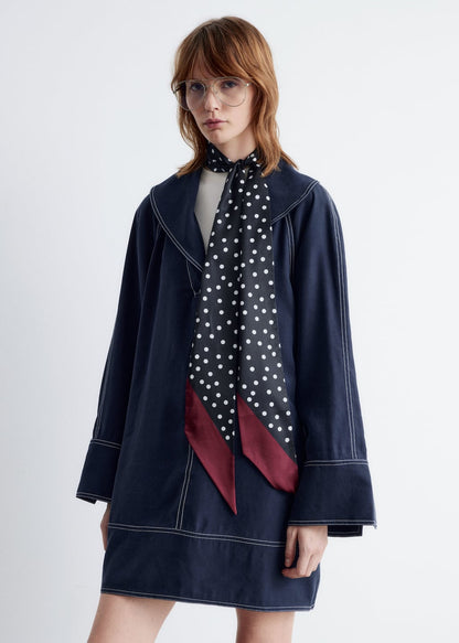 Sailor-Collar Mini Dress