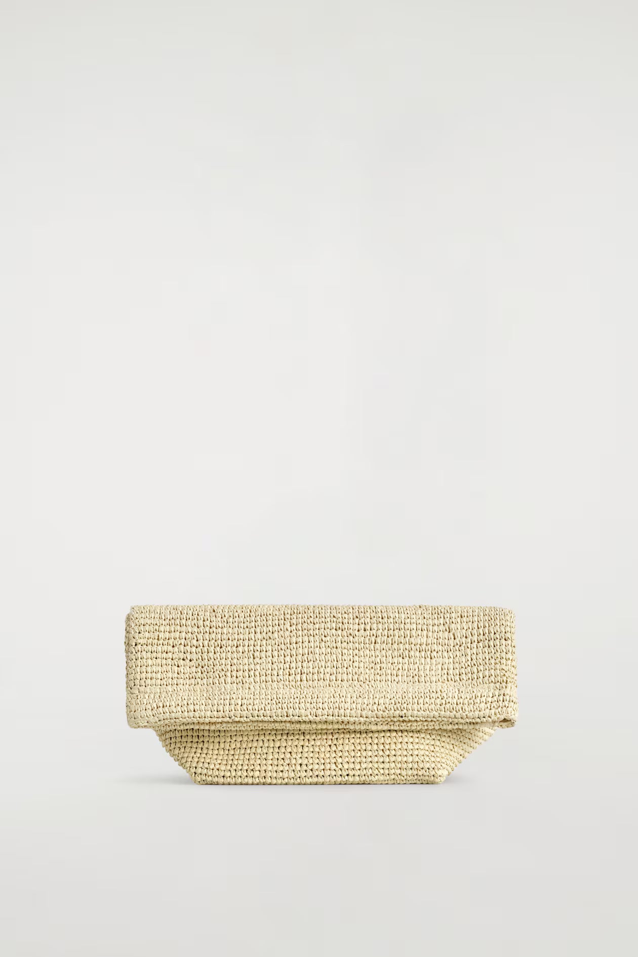 Folded Clutch Straw Bag