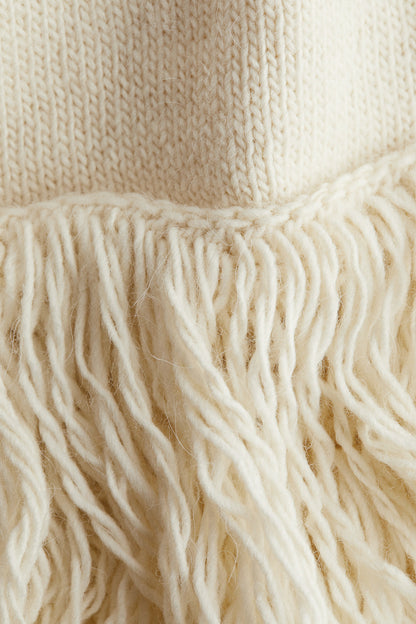 Fringed jumper