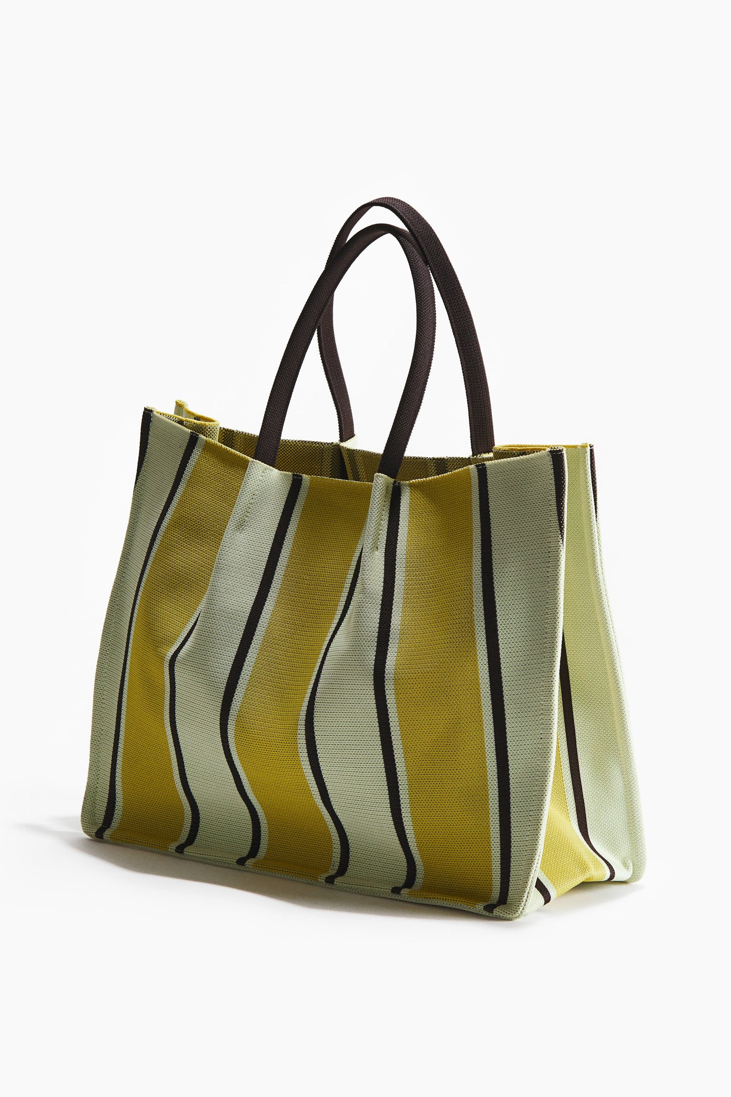 Striped tote bag