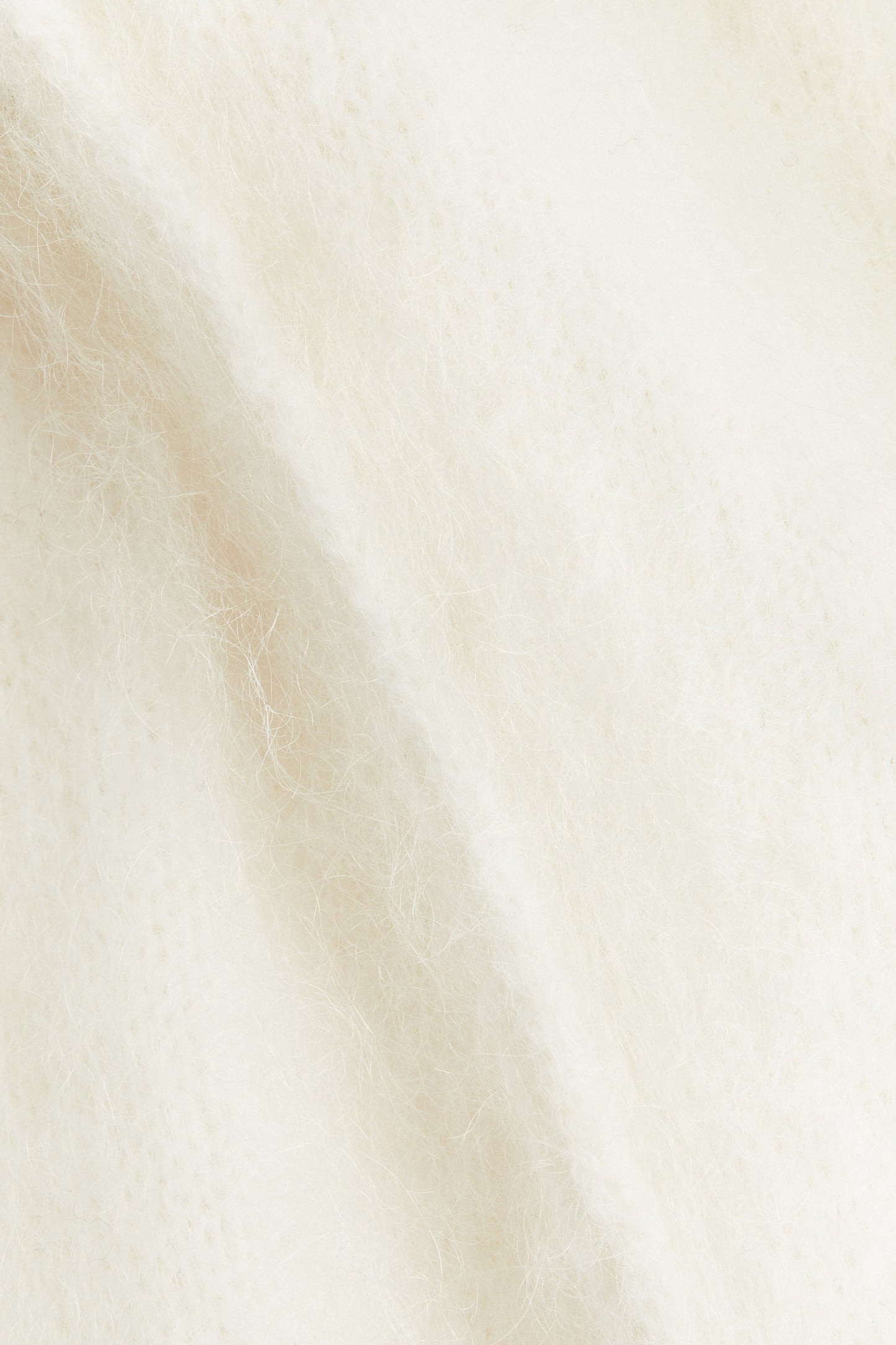 High-collar mohair-blend jumper