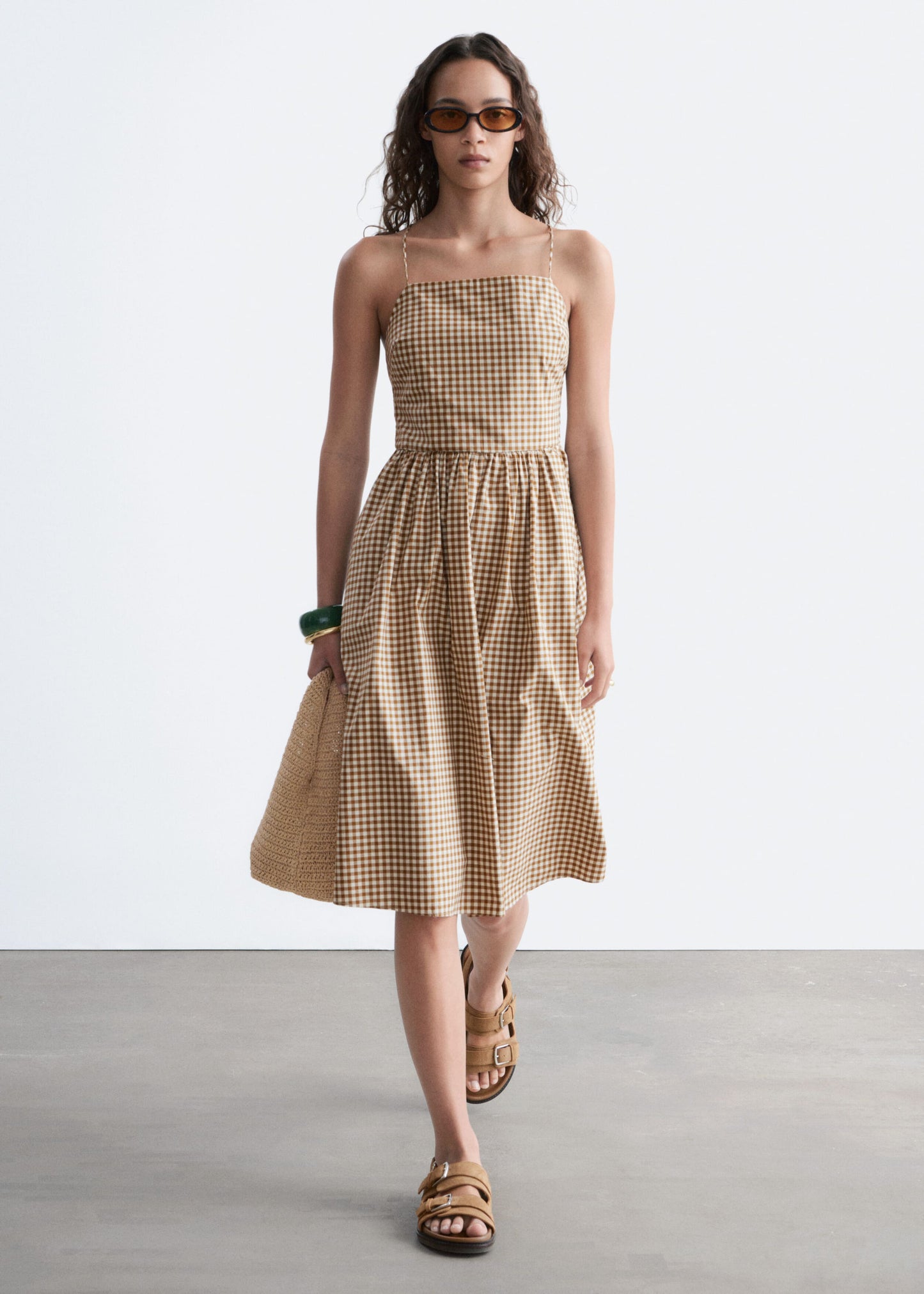Cotton Midi Dress
