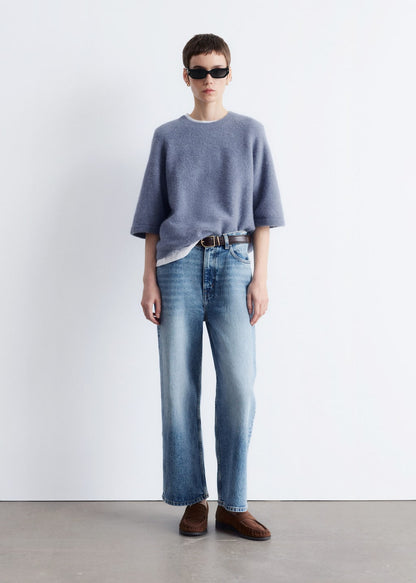 Alpaca-Blend Knitted Top