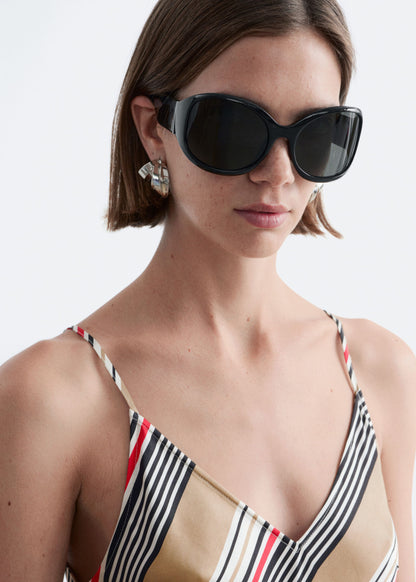 Satin Slip Midi Dress