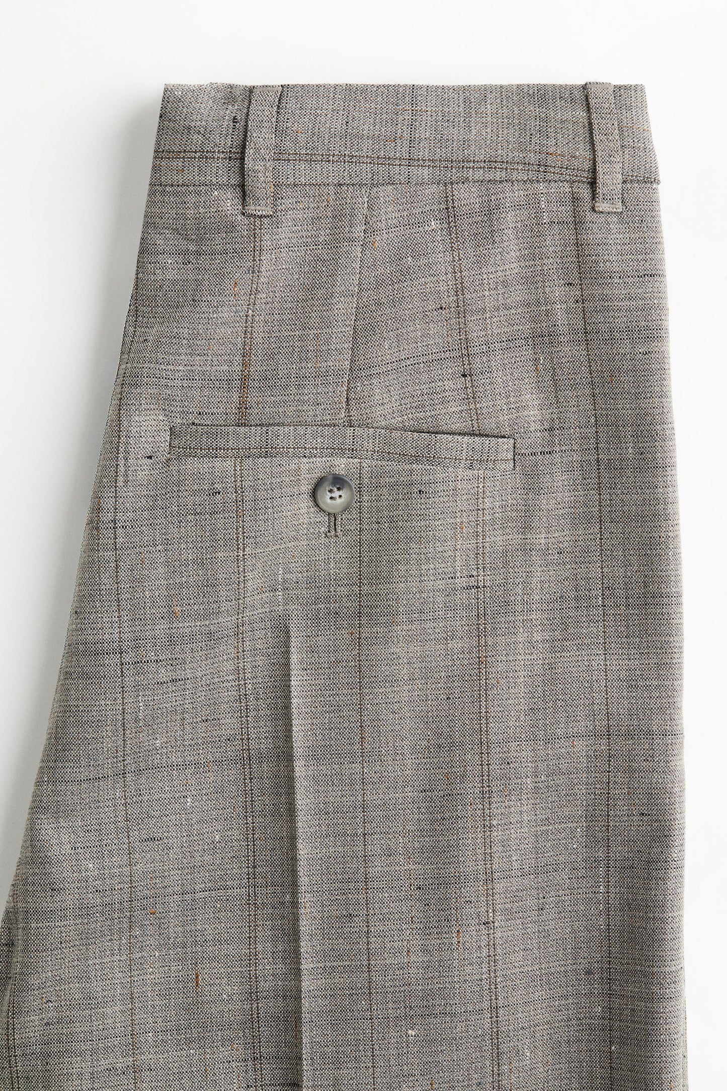 Tailored wool-blend trousers
