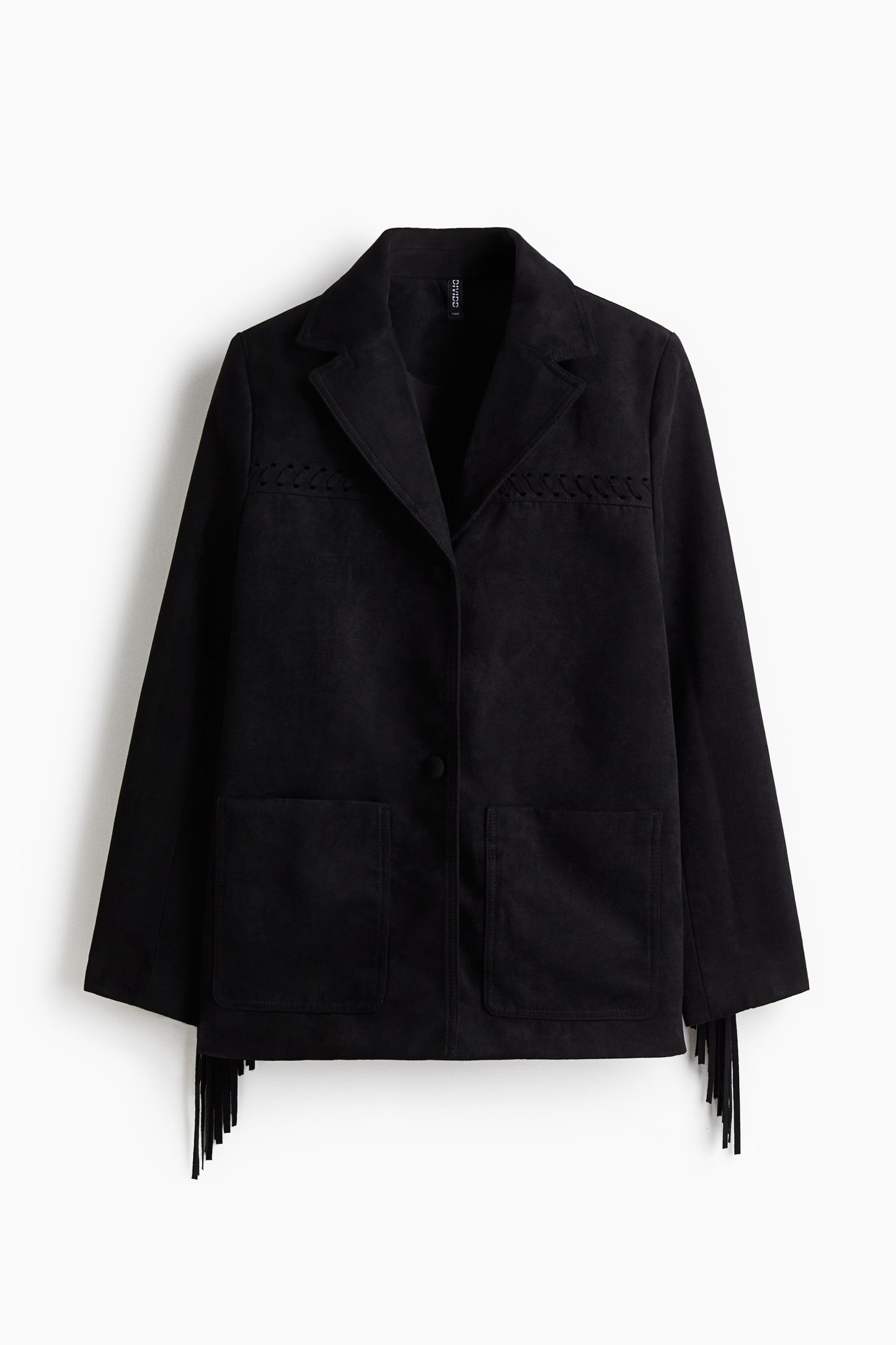 Fringed blazer