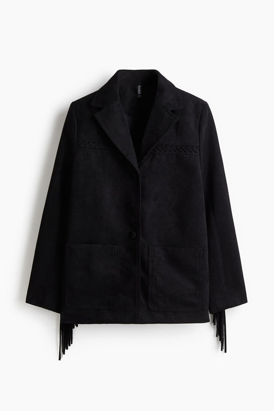 Fringed blazer