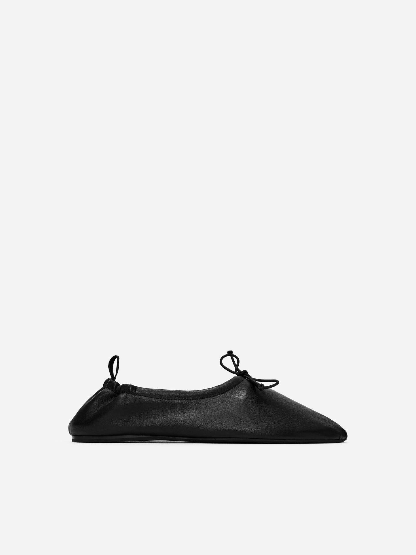 Sporty Leather Ballerinas