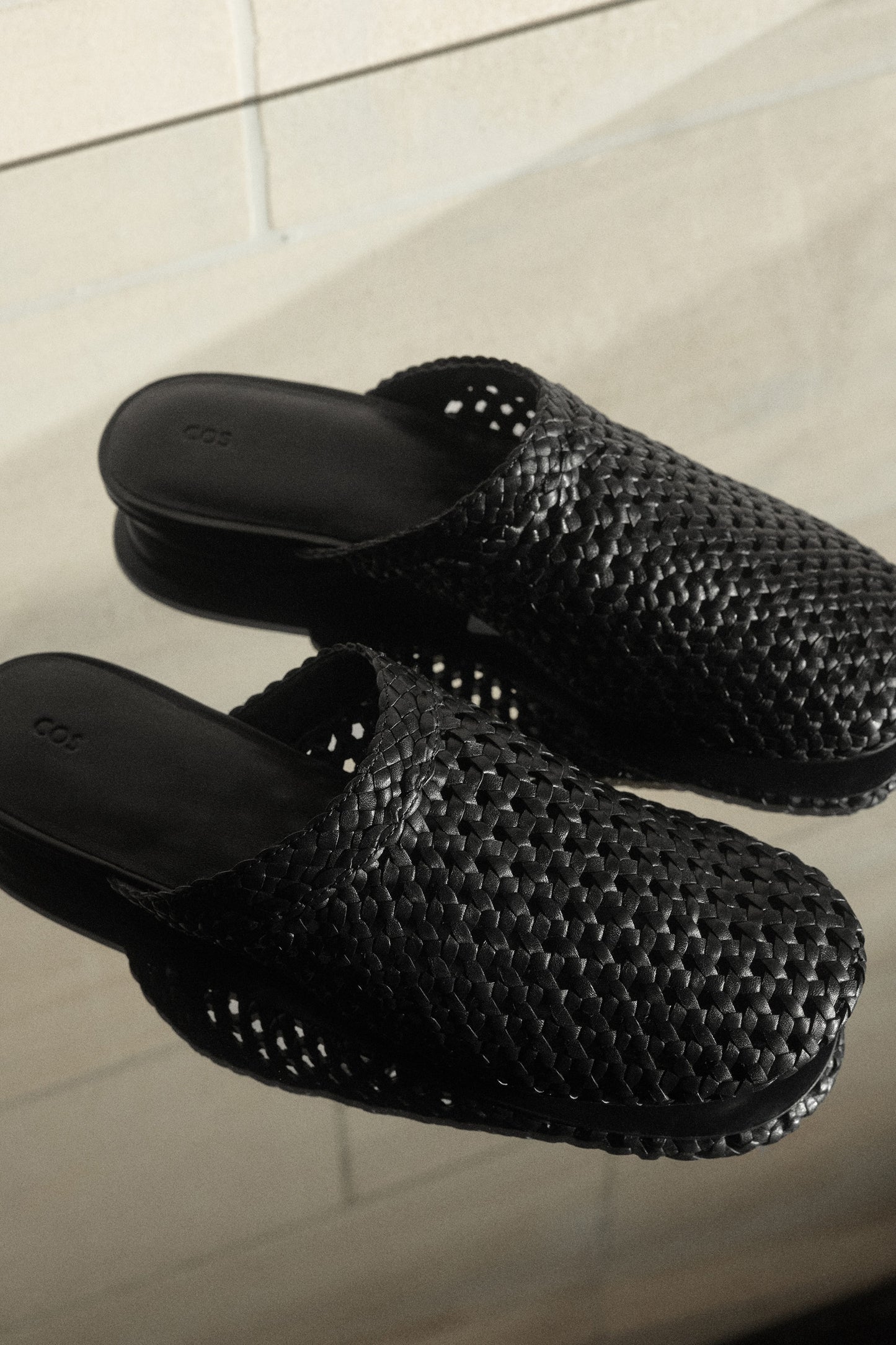 Braided Leather Mules
