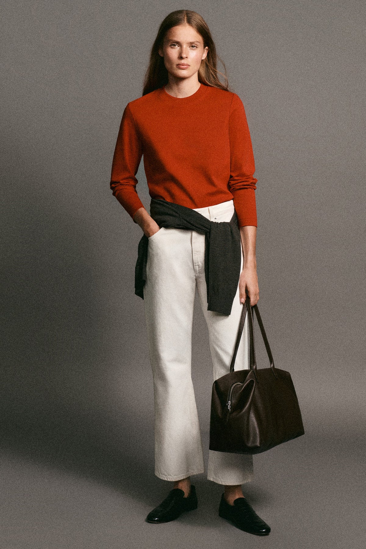 Clean Cut Long-Sleeved T-shirt