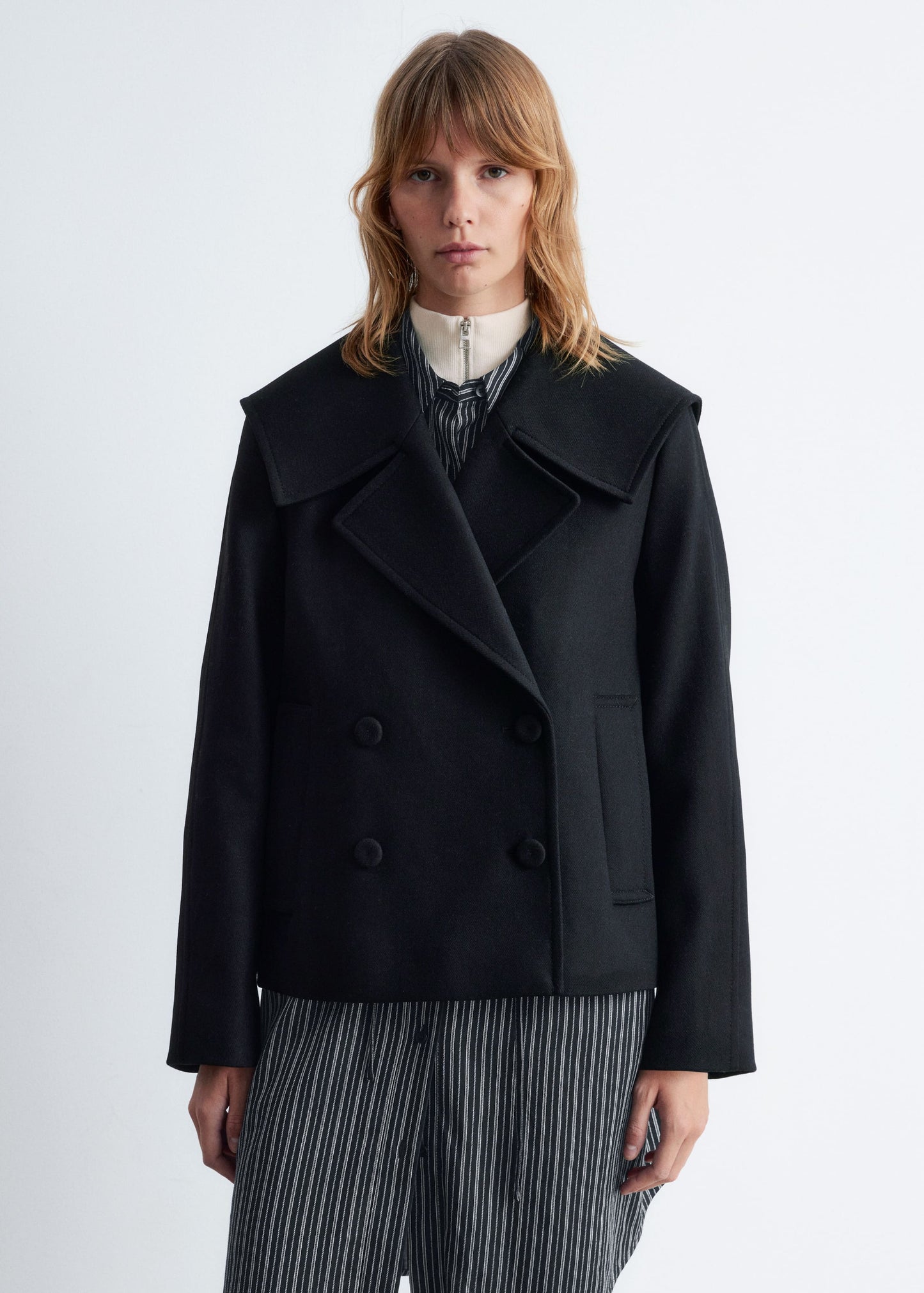 Double-Breasted Wool Jacket